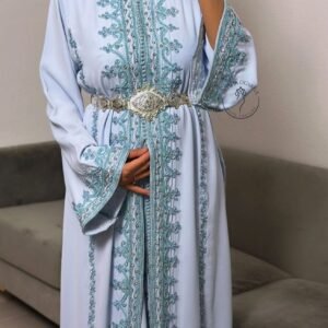 Caftan Bleu Céleste